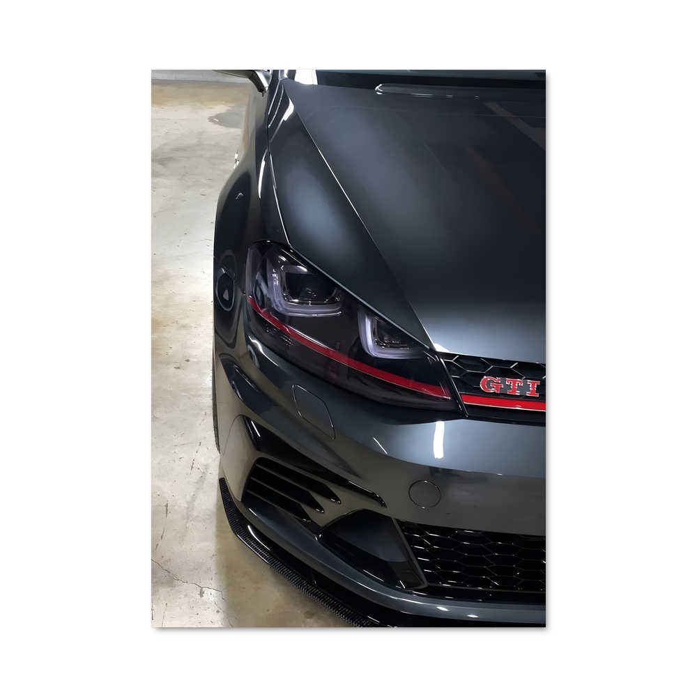 Poster GTI Noir Éblouissant